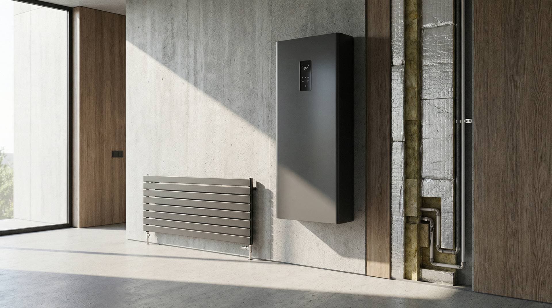 Air heating insulation